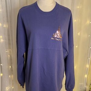 Disney Purple Sweatshirt with Castle Design